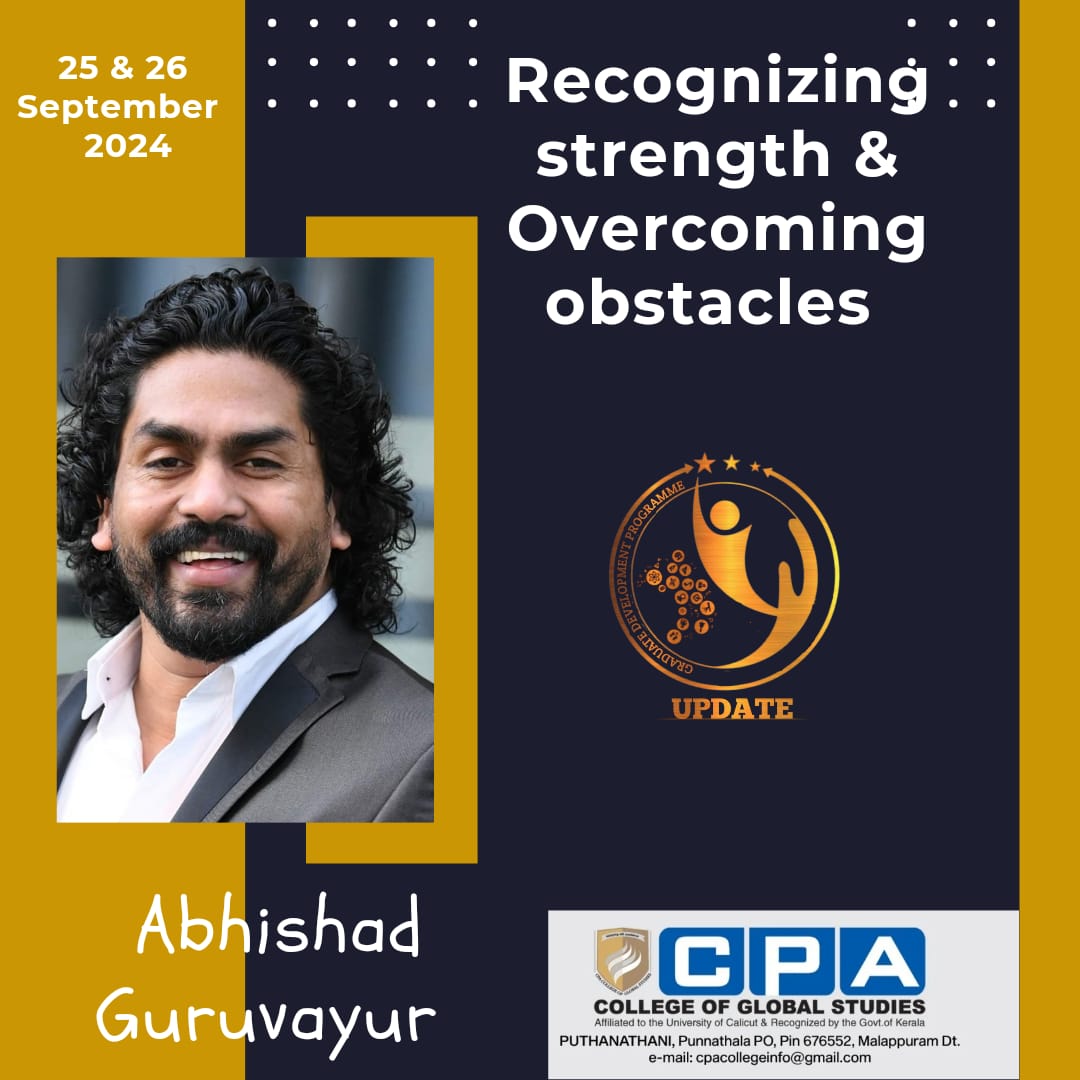 Update Skill Development Programme by Abhishad Guruvayur 25th & 26